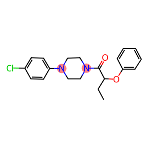 1-(4-chlorophenyl)-4-(2-phenoxybutanoyl)piperazine