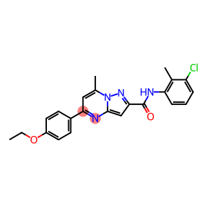 N-(3-chloro-2-methylphenyl)-5-(4-ethoxyphenyl)-7-methylpyrazolo[1,5-a]pyrimidine-2-carboxamide