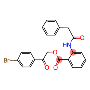 2-(4-bromophenyl)-2-oxoethyl 2-[(phenylacetyl)amino]benzoate