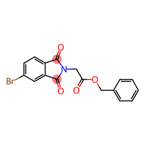 benzyl (5-bromo-1,3-dioxo-1,3-dihydro-2H-isoindol-2-yl)acetate