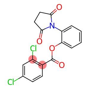 2-(2,5-dioxo-1-pyrrolidinyl)phenyl 2,4-dichlorobenzoate