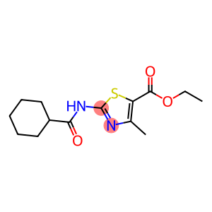 5-Thiazolecarboxylic acid, 2-[(cyclohexylcarbonyl)amino]-4-methyl-, ethyl ester