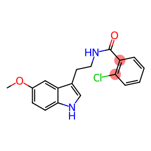 2-chloro-N-[2-(5-methoxy-1H-indol-3-yl)ethyl]benzamide