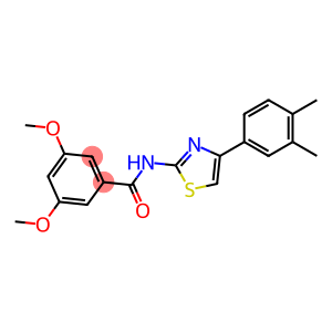 N-(4-(3,4-dimethylphenyl)thiazol-2-yl)-3,5-dimethoxybenzamide