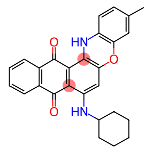 7-(cyclohexylamino)-3-methyl-8H-naphtho[2,3-a]phenoxazine-8,13(14H)-dione