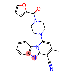 1-(4-(furan-2-carbonyl)piperazin-1-yl)-3-methylbenzo[4,5]imidazo[1,2-a]pyridine-4-carbonitrile