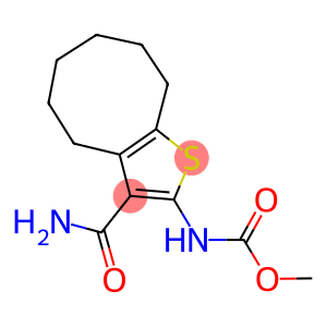 methyl 3-(aminocarbonyl)-4,5,6,7,8,9-hexahydrocycloocta[b]thien-2-ylcarbamate