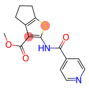 methyl 2-(isonicotinoylamino)-5,6-dihydro-4H-cyclopenta[b]thiophene-3-carboxylate