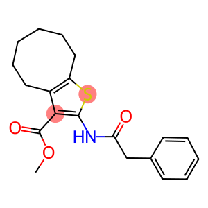 methyl 2-[(phenylacetyl)amino]-4,5,6,7,8,9-hexahydrocycloocta[b]thiophene-3-carboxylate