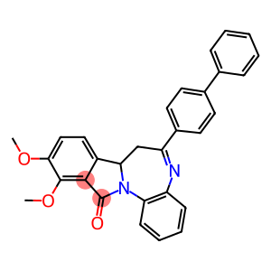 6-[1,1'-biphenyl]-4-yl-10,11-dimethoxy-7,7a-dihydro-12H-isoindolo[2,1-a][1,5]benzodiazepin-12-one