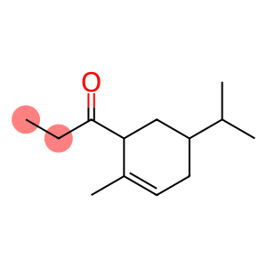 1-[2-甲基-5-(1-甲基乙基)-2-环己烯-1-基]-1-丙酮