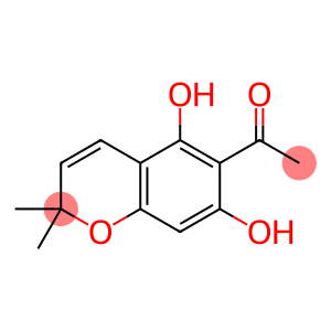 Ethanone, 1-(5,7-dihydroxy-2,2-dimethyl-2H-1-benzopyran-6-yl)-