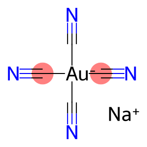 sodium tetrakis(cyano-C)aurate