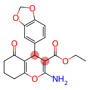 ethyl 2-amino-4-(1,3-benzodioxol-5-yl)-5-oxo-5,6,7,8-tetrahydro-4H-chromene-3-carboxylate