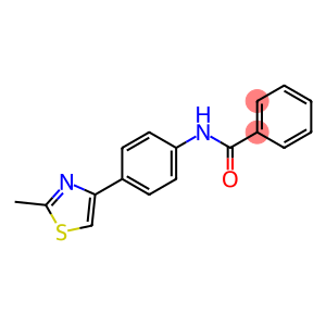 N-[4-(2-methyl-1,3-thiazol-4-yl)phenyl]benzamide