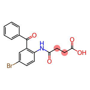 Butanoic acid, 4-[(2-benzoyl-4-bromophenyl)amino]-4-oxo-