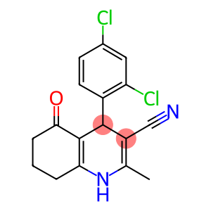 4-(2,4-dichlorophenyl)-2-methyl-5-oxo-1,4,5,6,7,8-hexahydro-3-quinolinecarbonitrile