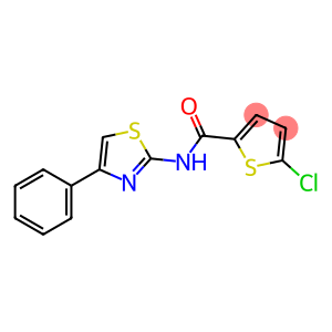 5-chloro-N-(4-phenylthiazol-2-yl)thiophene-2-carboxamide