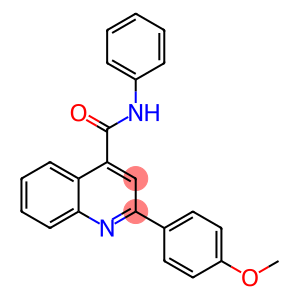 2-(4-methoxyphenyl)-N-phenyl-4-quinolinecarboxamide