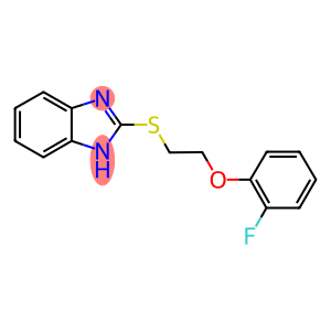 2-{[2-(2-fluorophenoxy)ethyl]sulfanyl}-1H-benzimidazole