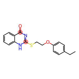 2-{[2-(4-ethylphenoxy)ethyl]sulfanyl}-4(1H)-quinazolinone