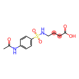 4-(4-acetamidobenzenesulfonamido)butanoic acid