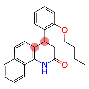 4-(2-butoxyphenyl)-3,4-dihydrobenzo[h]quinolin-2(1H)-one