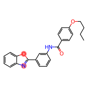 N-[3-(1,3-benzoxazol-2-yl)phenyl]-4-butoxybenzamide