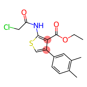 2-(2-氯乙酰氨基)-4-(3,4-二甲基苯基)噻吩-3-羧酸乙酯