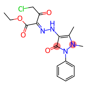 ethyl 4-chloro-2-[(1,5-dimethyl-3-oxo-2-phenyl-2,3-dihydro-1H-pyrazol-4-yl)hydrazono]-3-oxobutanoate