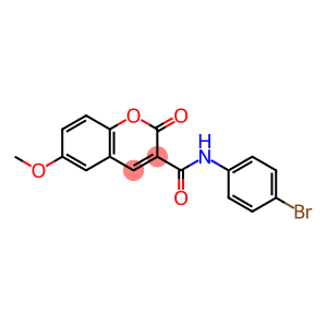 N-(4-BROMOPHENYL)-6-METHOXY-2-OXO-2H-CHROMENE-3-CARBOXAMIDE