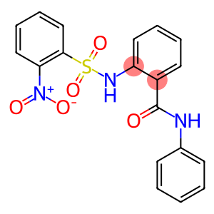 Benzamide, 2-[[(2-nitrophenyl)sulfonyl]amino]-N-phenyl-