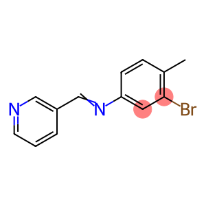 3-bromo-4-methyl-N-[(E)-pyridin-3-ylmethylidene]aniline