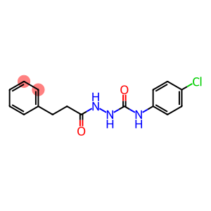 N-(4-chlorophenyl)-2-(3-phenylpropanoyl)hydrazinecarboxamide