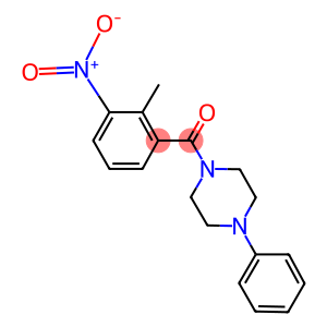 1-{3-nitro-2-methylbenzoyl}-4-phenylpiperazine