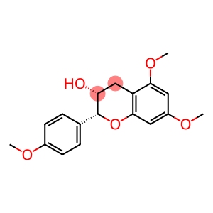 2H-1-Benzopyran-3-ol, 3,4-dihydro-5,7-dimethoxy-2-(4-methoxyphenyl)-, (2R,3R)-