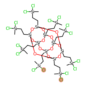 PSS-Octa(2-dichloromethylsilylethyl)  substituted