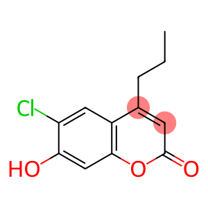 6-氯-7-羟基-4-丙基-香豆素