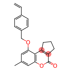 9-[(4-ethenylphenyl)methoxy]-7-methyl-2,3-dihydro-1H-cyclopenta[c]chromen-4-one