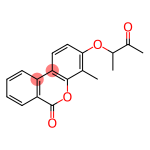 4-甲基-3-((3-氧代丁烷-2-基)氧基)-6H-苯并[C]色烯-6-酮