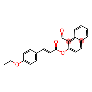 1-FORMYL-2-NAPHTHYL 3-(4-ETHOXYPHENYL)ACRYLATE