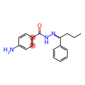 4-amino-N'-[(Z)-1-phenylbutylidene]benzohydrazide