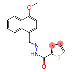 N'-[(4-methoxy-1-naphthyl)methylene]-2-thiophenecarbohydrazide