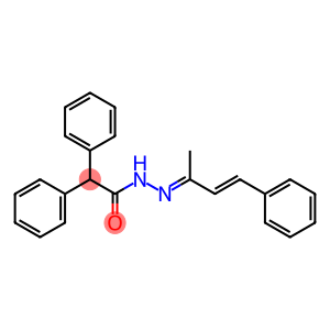 N'-(1-methyl-3-phenyl-2-propen-1-ylidene)-2,2-diphenylacetohydrazide