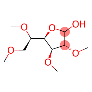 Glucofuranose, 2,3,5,6-tetra-O-methyl-, D- (8CI)