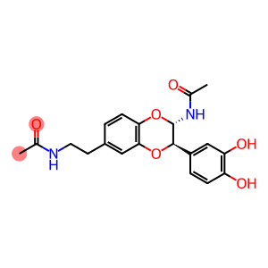 Acetamide, N-[2-[(2S,3R)-2-(acetylamino)-3-(3,4-dihydroxyphenyl)-2,3-dihydro-1,4-benzodioxin-6-yl]ethyl]-