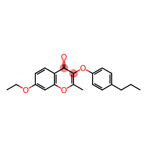 7-ethoxy-2-methyl-3-(4-propylphenoxy)-4H-chromen-4-one