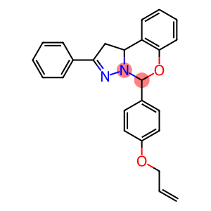 allyl 4-(2-phenyl-1,10b-dihydropyrazolo[1,5-c][1,3]benzoxazin-5-yl)phenyl ether