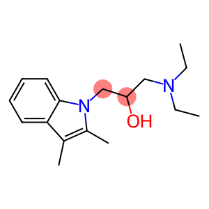 1-(diethylamino)-3-(2,3-dimethyl-1H-indol-1-yl)-2-propanol