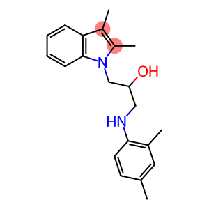 1-(2,4-dimethylanilino)-3-(2,3-dimethyl-1H-indol-1-yl)-2-propanol